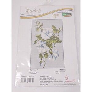 Luca S B2232 Bindweed Blue Team Anchor Cross Stitch Kit